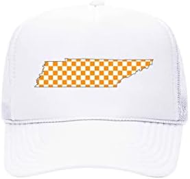 Tennessee baseballsapkás/Kockás Székesfehérvár/Narancs-Fehér Kockás Sapka