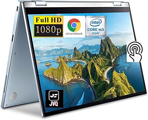 Az Asus Legújabb Flip 2 az 1-ben 14 FHD Érintőképernyős Chromebook Laptop, Intel Core m3-8100Y(akár 3,4 GHz), 128GB Tér(64 gb-os