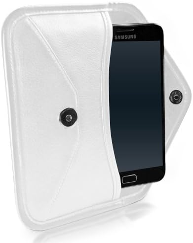 BoxWave Esetében LG Neon Plusz (Az által BoxWave) - Elite Leather Messenger, Táska, műbőr tok Boríték Design LG Neon Plus - Fehér