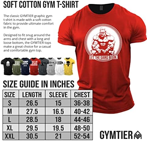 GYMTIER Férfi Testépítés T-Shirt - Jay Cutler Hagyja, hogy A Nyereség Kezdődik - Tornaterem Képzés Felső