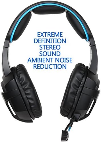 SADES Új SA807S Over-Ear Stereo Gaming Headset Fejpánt Fejhallgató Mikrofon/Control-Távoli/Zaj-Csökkentés a PC a Számítógépek/Mac/Laptop/PS4/Új
