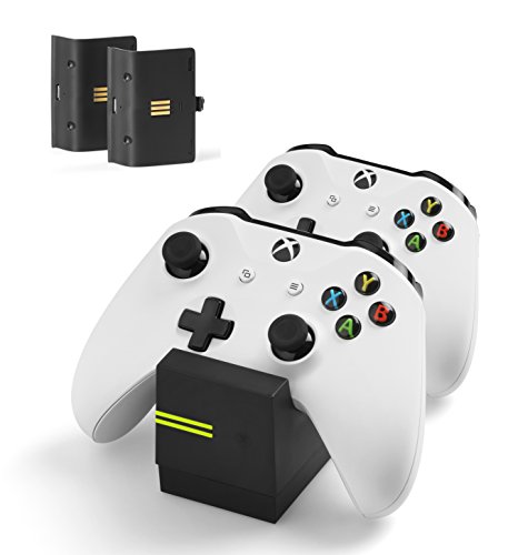 Snakebyte Twin Felelős az X - Xbox Vezérlő, Töltő Dual Dokkoló/Töltő Állomás áfával. 2 Újratölthető Akkumulátor Csomag XBOX Kontroller