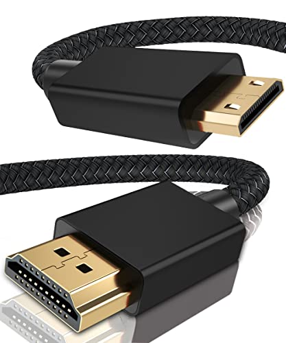 Elebase Mini HDMI-HDMI Kábel 15FT,4K 60Hz Mini HDMI Kábel Kompatibilis a DSLR Fényképezőgép,Videokamera,Grafika, Videó Kártya,Laptop,Pico