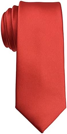 Wehug Férfi Klasszikus Sovány egyszínű Slim Nyakkendő Nyakkendő Vékony Nyakkendőt A Férfiak, 2.4 (6cm)