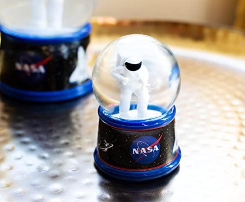 A NASA Űrhajós világítós Mini Hógömb Kavargó Csillogó Kijelző