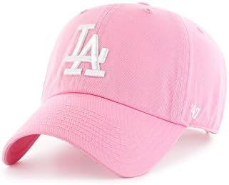 '47 Márka Los Angeles-i LA Dodgers Takarítani Kalap Sapka Rose-Rózsaszín/Fehér