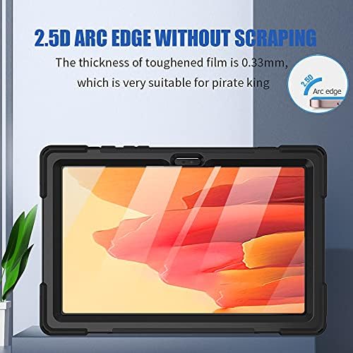 ZenRich (2 Csomag) képernyővédő fólia Samsung Galaxy Tab A7 10.4 2022/2020 (SM-T500/T505/T507/T509), 9H Keménységű Edzett Üveg Képernyő