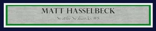 Matt Hasselbeck Dedikált Keretes 16x20 Fotó Seattle Seahawks MCS Holo Raktáron 200363 - Dedikált NFL-Fotók