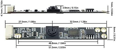 Kamera Modul, 1/6.5 OV9726 CMOS 2.8 mm-es Objektív Kamerák Testület HBVCAM‑NB20231W a QR-Kódok Kapuk arcfelismerő