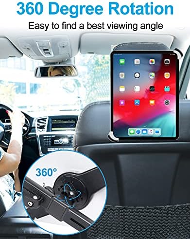 Autó Fejtámla Nagy Tábla-Hegy, woleyi, nagy teherbírású Ultra Stabil Autó Hátsó Ülésen Tabletta Jogosultja Kompatibilis iPad