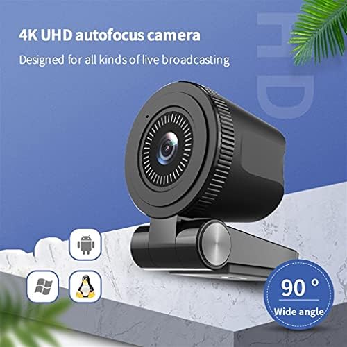 WALNUTA Webkamera 4k Autofókusz Web Kamera, Mikrofon 800w Pixel Web Cam USB Kamera Hálózat, Számítógép/pc/Laptop