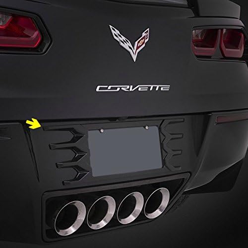 C7 Corvette Stingray Hátsó Rendszámtábla Keret Carbon Flash Befejezni által-nek hívnak Illik: Minden C7 corvette-ekért 2014 Keresztül 2019