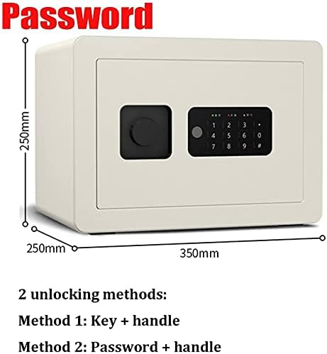 Biztonsági Széf Ujjlenyomat-Password Lock Elektronikus Biztonságos Tűzálló, valamint Anti-Theft Biztonsági iratszekrény Többfunkciós