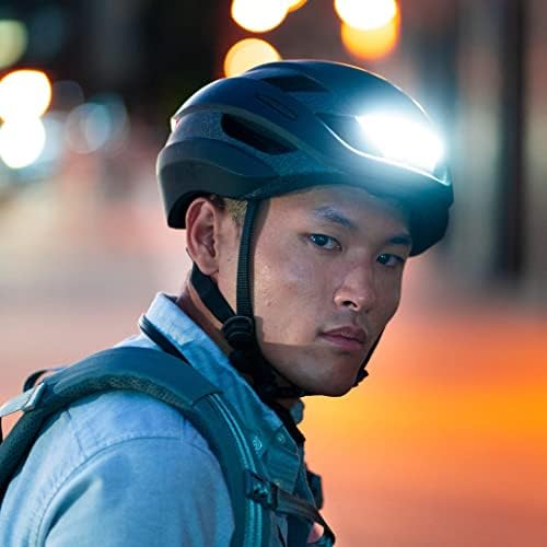 Lumos Ultra Smart Kerékpár Sisak | Testreszabható Elöl-Hátul LED-es Lámpák, irányjelző | Közúti Kerékpáros Bukósisak Felnőttek: Nők,