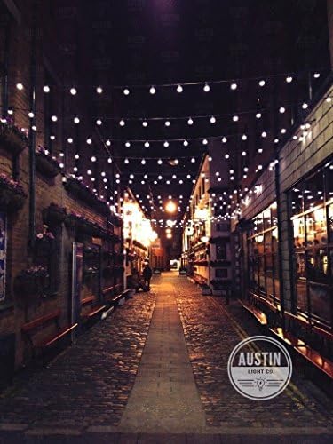 Austin Fény Co. 25 Láb G40 Globe String Lámpák, Izzók UL a Beltéri, mind Kültéri Reklám Dekoráció Nagy belső udvar tartozik kávézók Felek