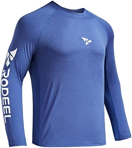 Rodeel Laza-Fit Halászati T-Shirt Szellőztetett Hosszú Ujjú Ing, UPF50 Hüvely 6 Szín, 6-Os Méret
