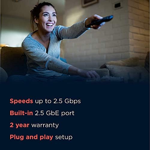 Motorola MoCA 2.5 Adapter – 2 Csomag | Igaz 2,5 Gbps Átviteli | Ethernet Port Ethernet Felett Koax | Ideális Gerinc Megbízható nagysebességű