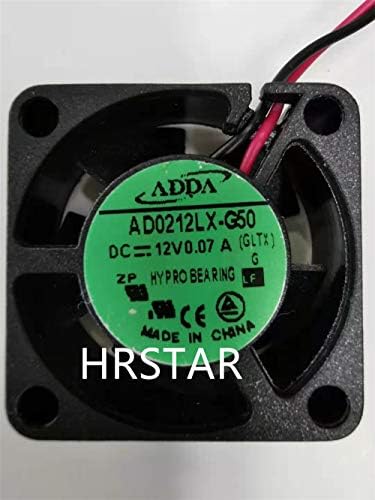 HRSTAR AD0212LX-G50 DC 12V 0.07 EGY 25X25X10mm 2pin Axiális Ventilátor