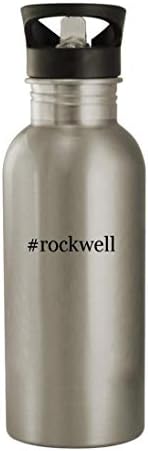 Akar beszélni velem Ajándékok rockwell - 20oz Rozsdamentes Acél Üveg Víz, Ezüst