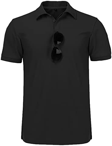 SCODI Póló Férfi Alkalmi, Rövid Ujjú Golf Polo Sportos Napi Galléros Tenisz Póló T-Shirt