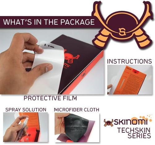 Skinomi Sötét Fa Teljes Test Bőr Kompatibilis ViewSonic ViewPad 7 (Teljes Lefedettség) TechSkin Anti-Buborék Világos Fólia képernyővédő fólia