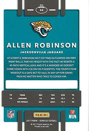 2017 Donruss 44 Allen Robinson Jacksonville Jaguars Foci Kártya