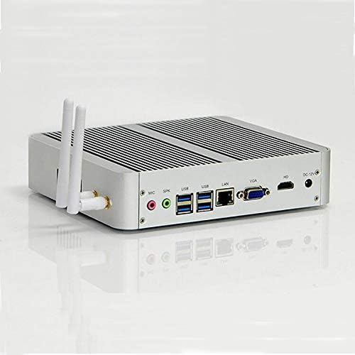 Kaby Tó i5 7200U Ipari PC,PC ventilátor nélküli,Mini Doboz PC 4G RAM 128G SSD Gazdag IO: DP, HDMI USB3.0 LAN-SD Kártya Olvasó