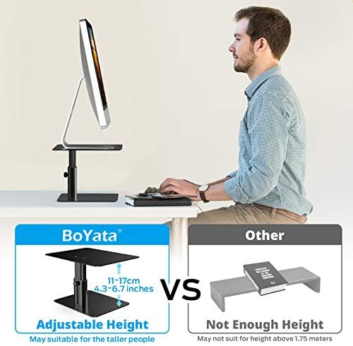 BoYata Mágneses Kábel Szervező, BoYata Monitor Állvány, Állítható Monitor Kelő