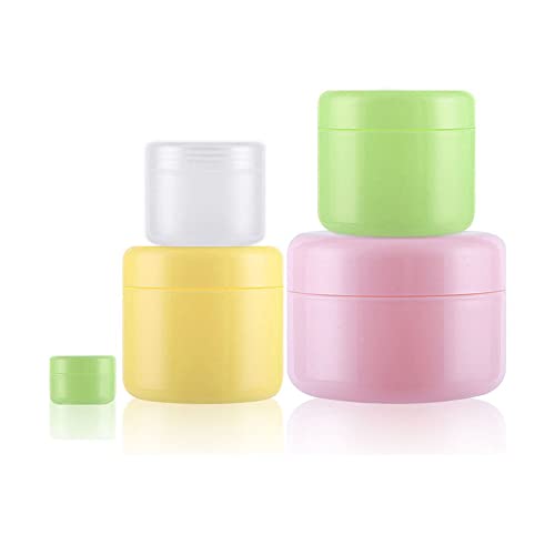 1DB Műanyag Üres Újratölthető Mintavevő Palackok Utazási Cream Krém Kozmetikai Konténer,Zöld,100ml
