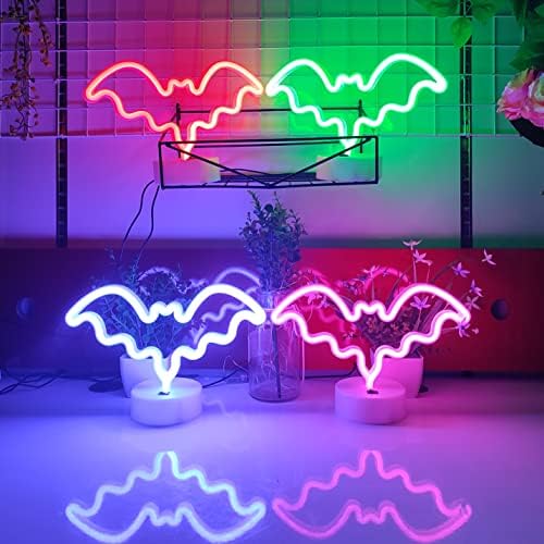 JYWJ Bat neonok A Jogosult Bázis -, USB-vagy 3-AA elemmel működik Neon Fény,LED-es Lámpák Asztal Dekoráció,Lányok, Fal Dekoráció,Gyerekeknek,
