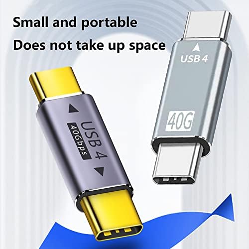 YANGTAO 3Packs derékszögű C Típusú Adapter USB Extender C 40Gbps adatátviteli 8K 60Hz Kimeneti Videó 101W Gyors Töltés az Laptop, Tablet, Telefon,