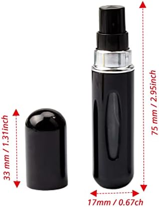 Jawflew Mini Hordozható Toll Parfümös Üveg Porlasztó Parfümös Üveg Újratölthető Parfüm Spray Palackot színű Műanyag Toll Alakú Üveg