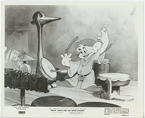 Hófehérke a Hét Törpe Fotó, Film Eredeti Vintage 1937-Ben Walt Disney R1967