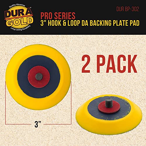 Dura-Arany 3 Csiszolás Lemezek - 60 Finomság, Hook & Hurok DA Hordozó Lemez & Puha Sűrűség Felület Pad