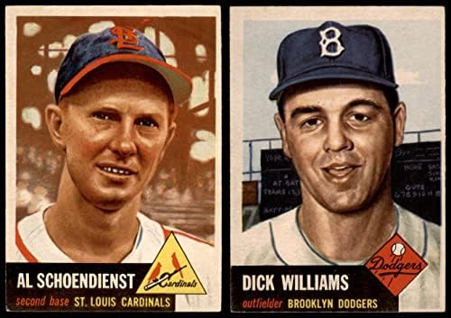 1953 Topps Baseball Alacsony Száma Teljes Készlet (Baseball Szett) EX/MT