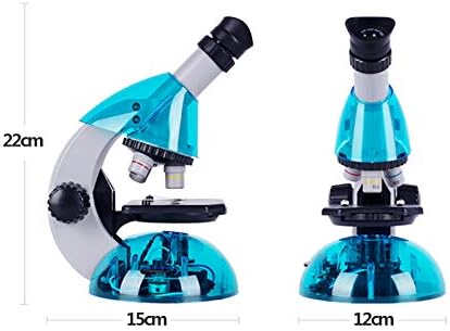 Közepes Tanuló, Kezdő Mikroszkóp 1000 Gyermekek Mikroszkóp,csatlakoztatható a Mobiltelefon,Szemlencse (WF10X-WF25X),Objektív (4X/10X/40X)