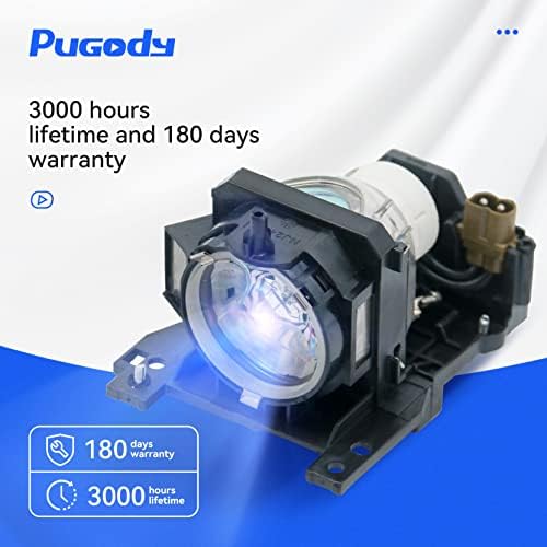 Pugody DT00911 DT00841 Minőségi Csere Projektor Lámpa a Hitachi CP-X401 CP-X201 CP-X206 CP-X301 CP-X306 CP-X450 CP-WX410 CP-X467