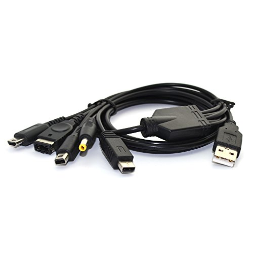 Cinpel Többfunkciós USB Töltő Kábel 3DS a NDSL a GBA SP a Wii U PSP