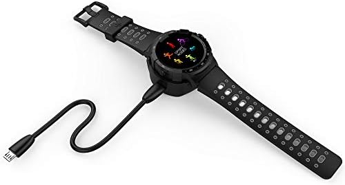 MyKronoz ZeSport2, Multisport GPS Smartwatch, 6 Tengely Gyorsulásmérő, Svájci Design (Fekete/Szürke)