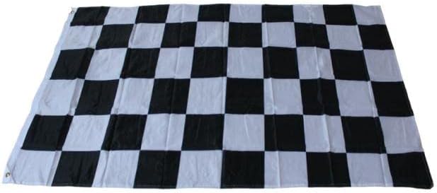Zerlibeaful Ellenőrző f FT Banner 3X5 Kockás Racing Fehér Egyéb (Kék, Egy Méret)