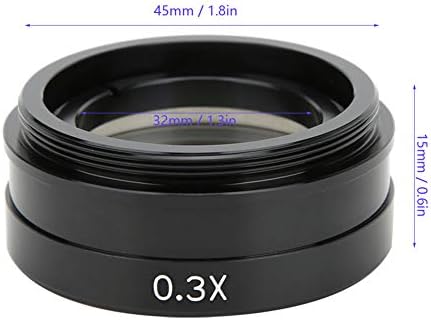A kamera Lencséje, Nagyítás 0.3 X Fém Kamera Lencséje Alkatrészek, Fekete Csere Mikroszkóp Objektív, az XDS Mikroszkóp XDC Mikroszkóp