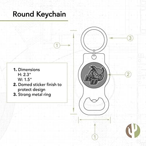 Rowan Egyetem Sörnyitó Vadmacskák Kulcstartó Pókok UR Kocsi Kulcsot (Silver Üveg)