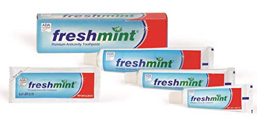 144 Csövek Freshmint® 1.5 oz. Prémium Anticavity Fluoridos Fogkrémmel (ADA Elfogadott)