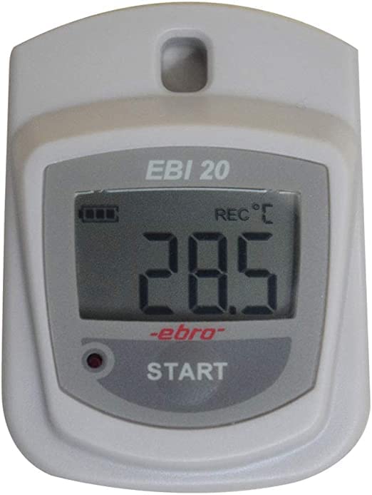 Instrukart Ebro EBI 20TH1 Hőmérséklet, illetve a Páratartalom az Inkubátor Data Logger