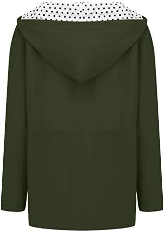 UOFOCO Eső Kabát Női Plusz Méretű, Kültéri, Vízálló, Könnyű Kapucnis Esőkabát Kabát