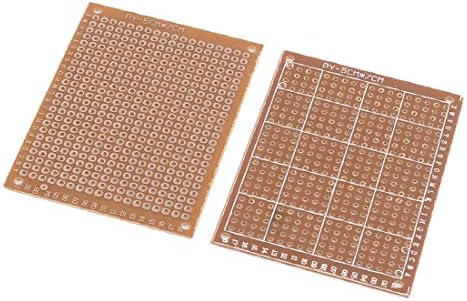 ÚJ LON0167 8db 5x7cm Egyoldalas Prototípus Egyetemes PCB-Testület Szalag Testület Breadboard(8 stcke 5x7 cm Einseitig Prototyp