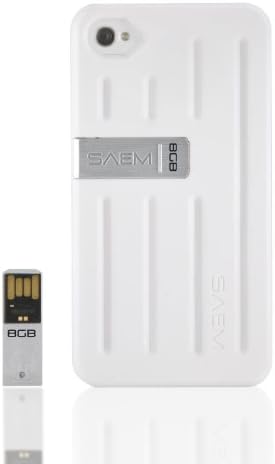 Veho VUS-001-4W SAEM S7 Esetben a 8 gb-os Beépített USB Memória Meghajtó iPhone 4/4S - Fehér