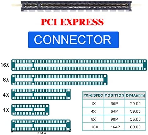 cablecc PCI-E Express 4X, hogy 16x Extender, Converter Kelő Kártya Adapter Férfi-Nő