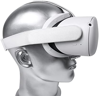 Anbee Puha Szilikon Párna Fedezze Kényelem Árnyékoló Maszk Padding Tartozékkal Kompatibilis Oculus Quest 2 VR Headset (Fehér)
