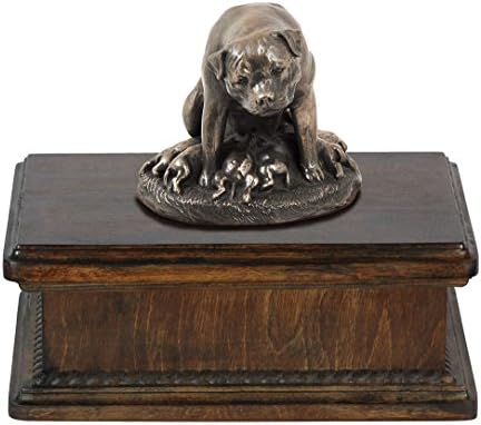 Rottweiler (Mama), Emlékmű, urna a Kutya Hamvait, a Kutya Szobor, Exkluzív, ArtDog